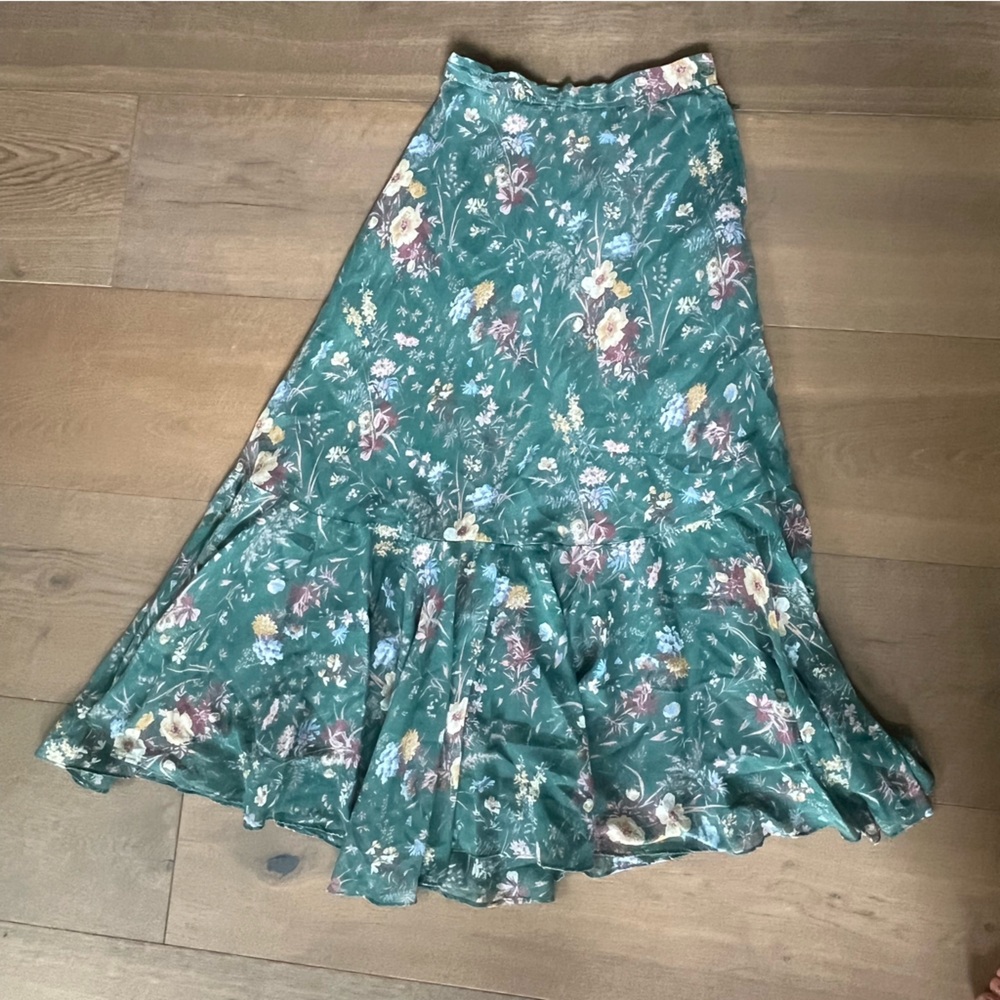 Vintage cottagecore maxi skirt